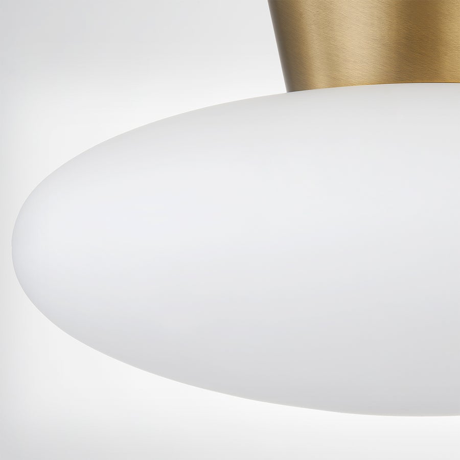 Troy Lighting BRODY Flush Mount — C5415-PBR