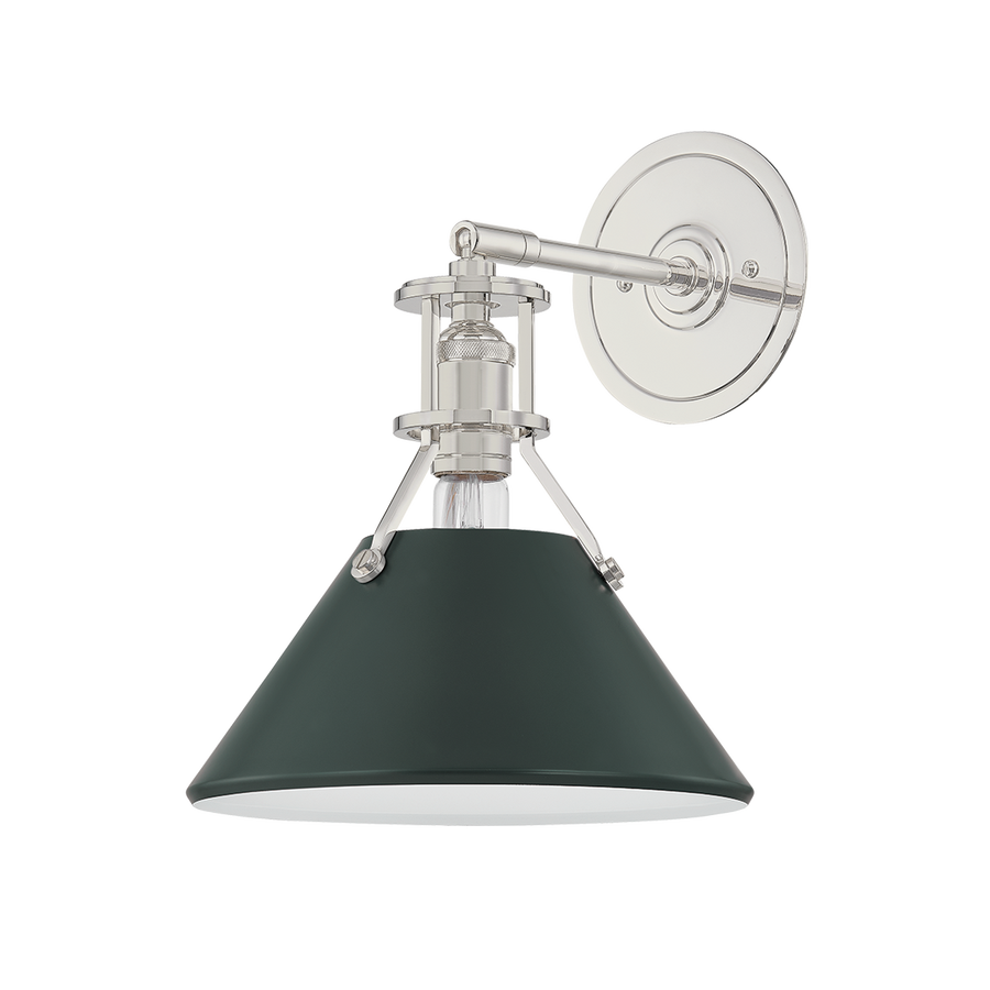 Hudson Valley Lighting Painted No. 2 Wall Sconce — MDS350-PN/SSG