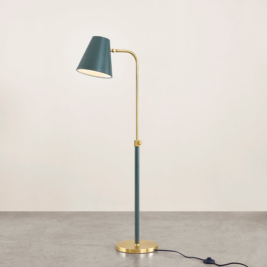 Mitzi Georgann Floor Lamp — HL891401-AGB/SSG