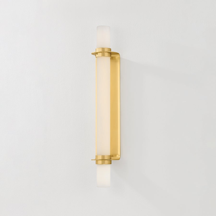 Hudson Valley Lighting GROVELAND STATION Wall Sconce — Aged Brass