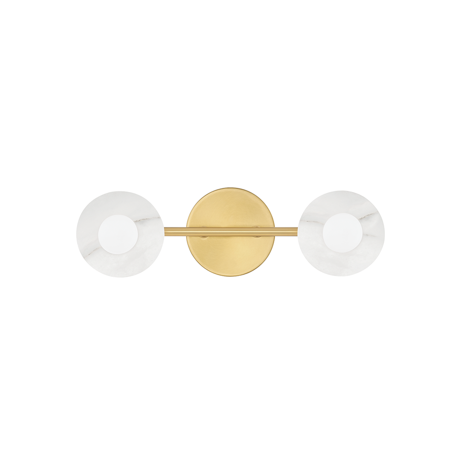 Hudson Valley Lighting Elmont Bath and Vanity — Aged Brass