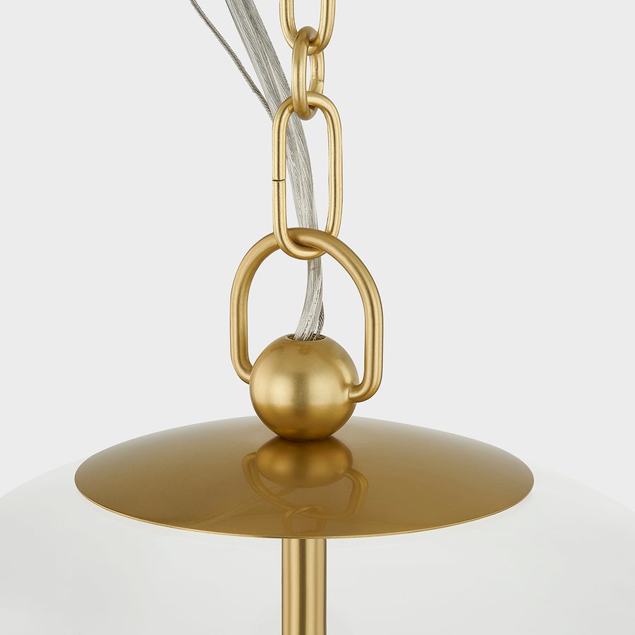 Hudson Valley Lighting DONNELL Pendant — Aged Brass