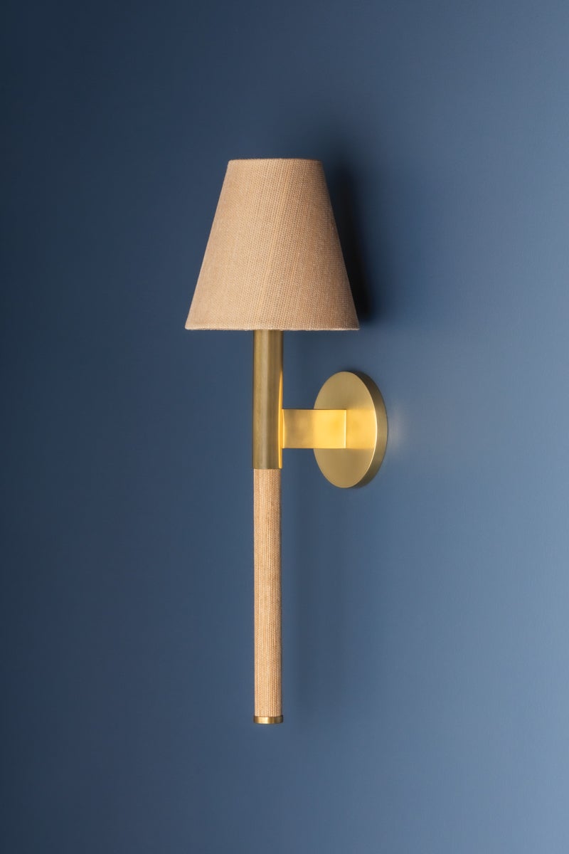 Hudson Valley Lighting LINDENWOOD Wall Sconce — Aged Brass