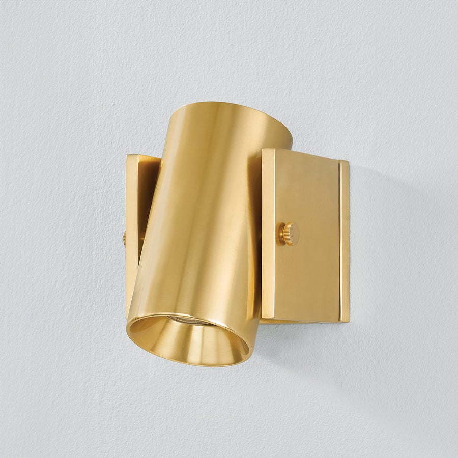 Hudson Valley Lighting NOWRA WALL SCONCE — Aged Brass