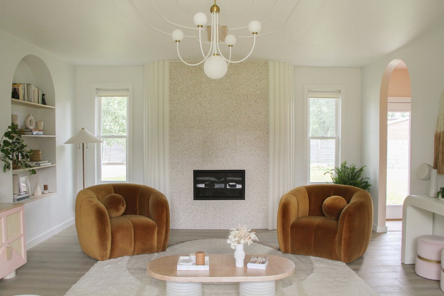 Hudson Valley Lighting Flare Floor Lamp — Aged Brass