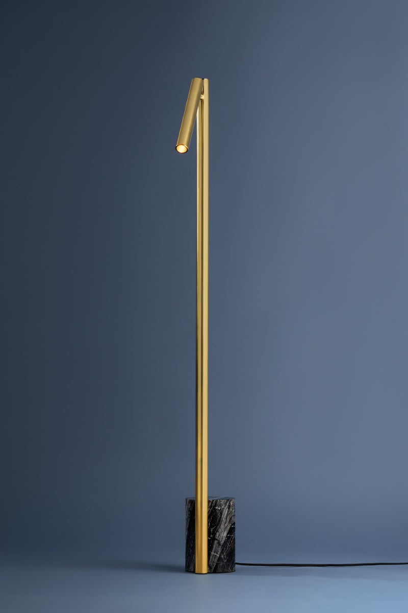 Hudson Valley Lighting CIRCLEVILLE Floor Lamp — Aged Brass