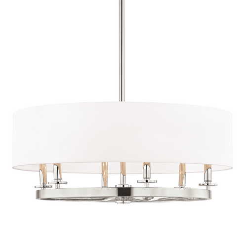Volume Lighting Sterling Burnished Bronze Transitional Clear Glass Lantern Pendant Light