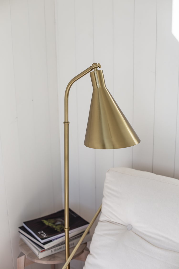 Hudson Valley Lighting Stanton Floor Lamp — Aged Brass