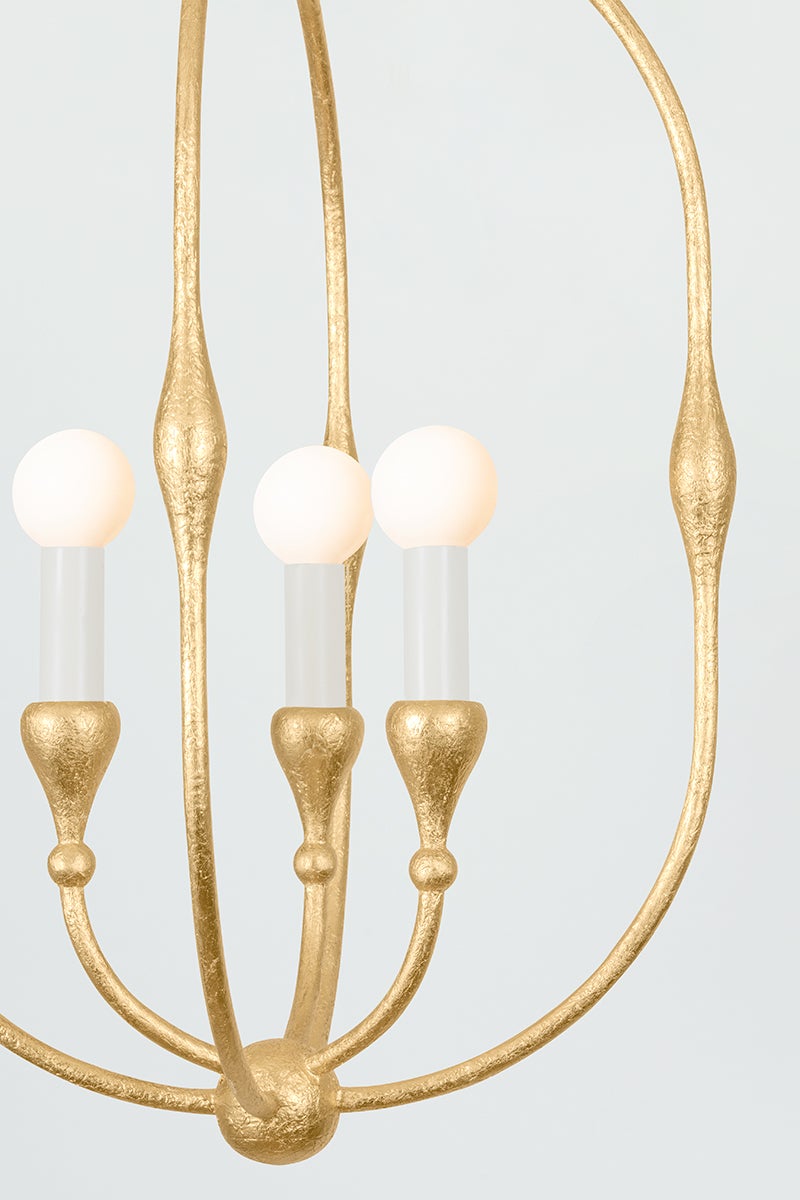 Hudson Valley Lighting BALTIC Pendant — Vintage Gold Leaf