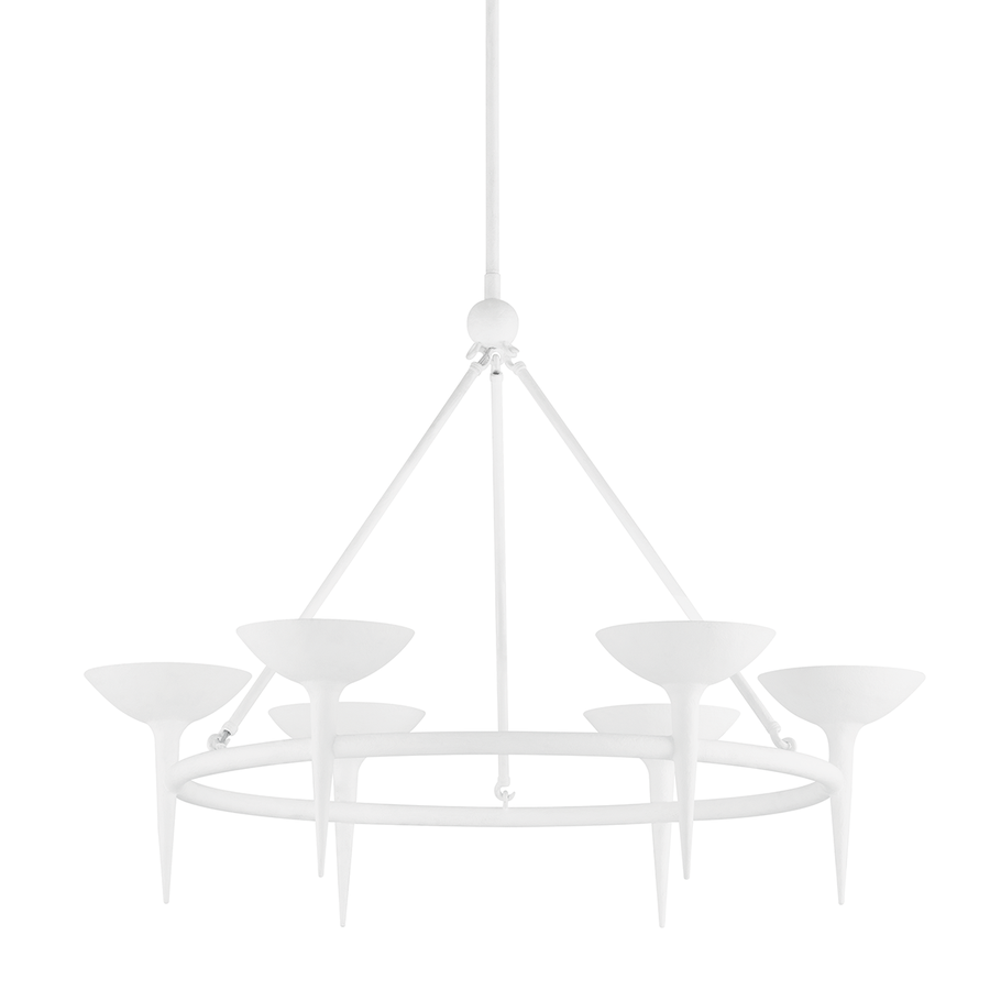 Troy Lighting Cecilia Chandelier — F2606-GSW
