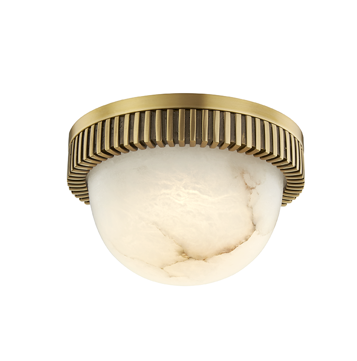 Hudson Valley Lighting Ainsley Flush Mount — Aged Brass