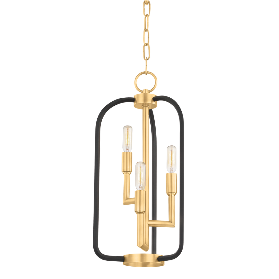 Hudson Valley Lighting Angler Lantern — Aged Brass