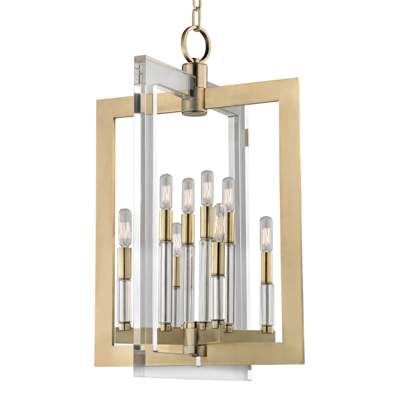 Hudson Valley Lighting Wellington Pendant — Aged Brass
