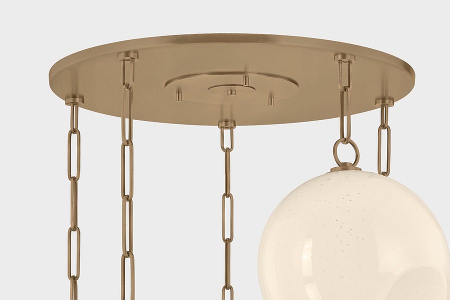 Troy Lighting BRAMBLE CHANDELIER — F1836-PBR