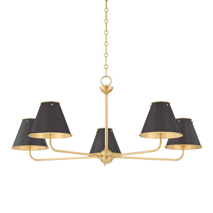 Hudson Valley Lighting Burghley Chandelier — MDS2000-AGB/DB