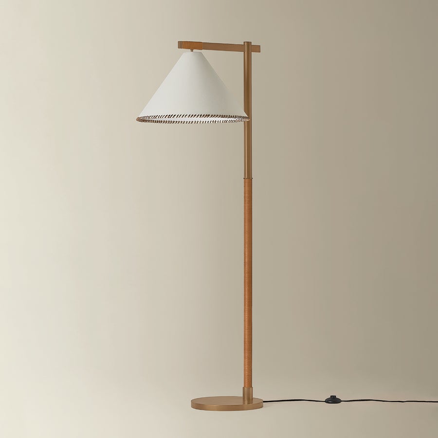 Troy Lighting Stoney Floor Lamp — PFL2560-PBR