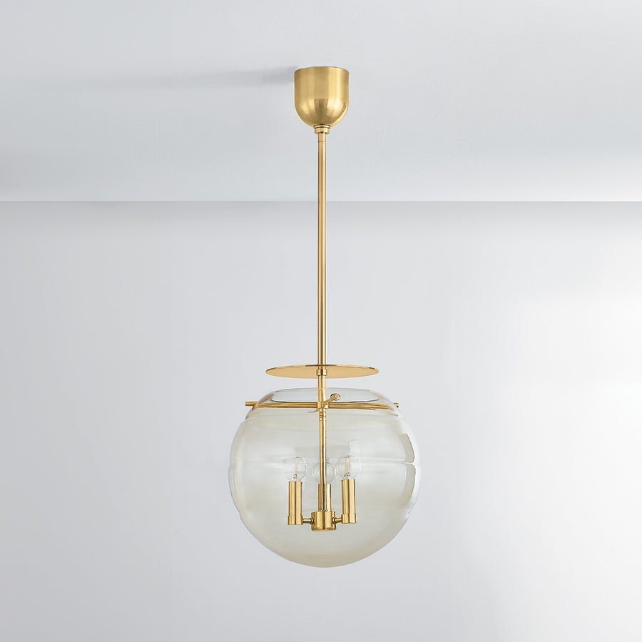 Hudson Valley Lighting GILL PENDANT — Aged Brass