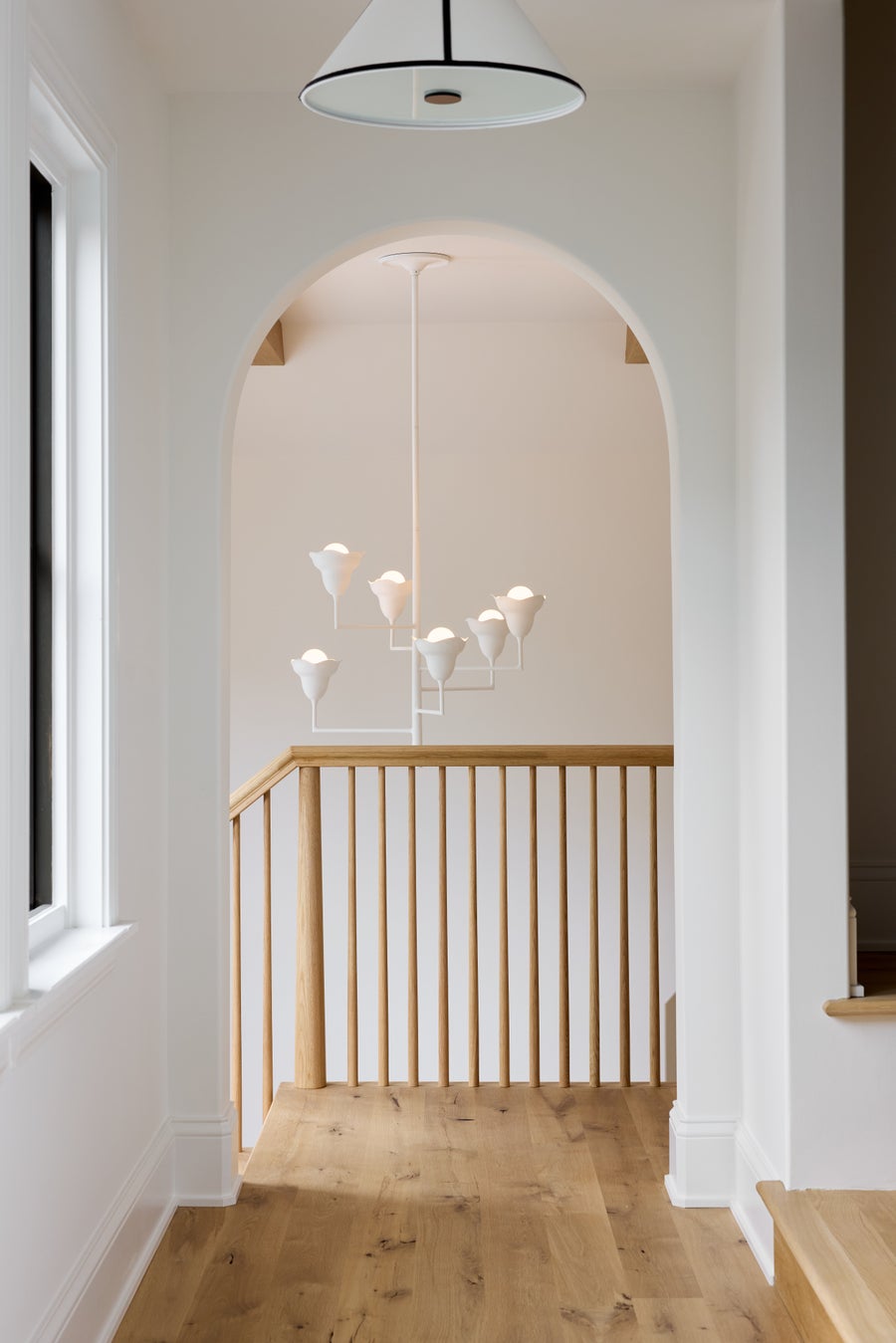 Hudson Valley Lighting ALORA Chandelier — White Plaster