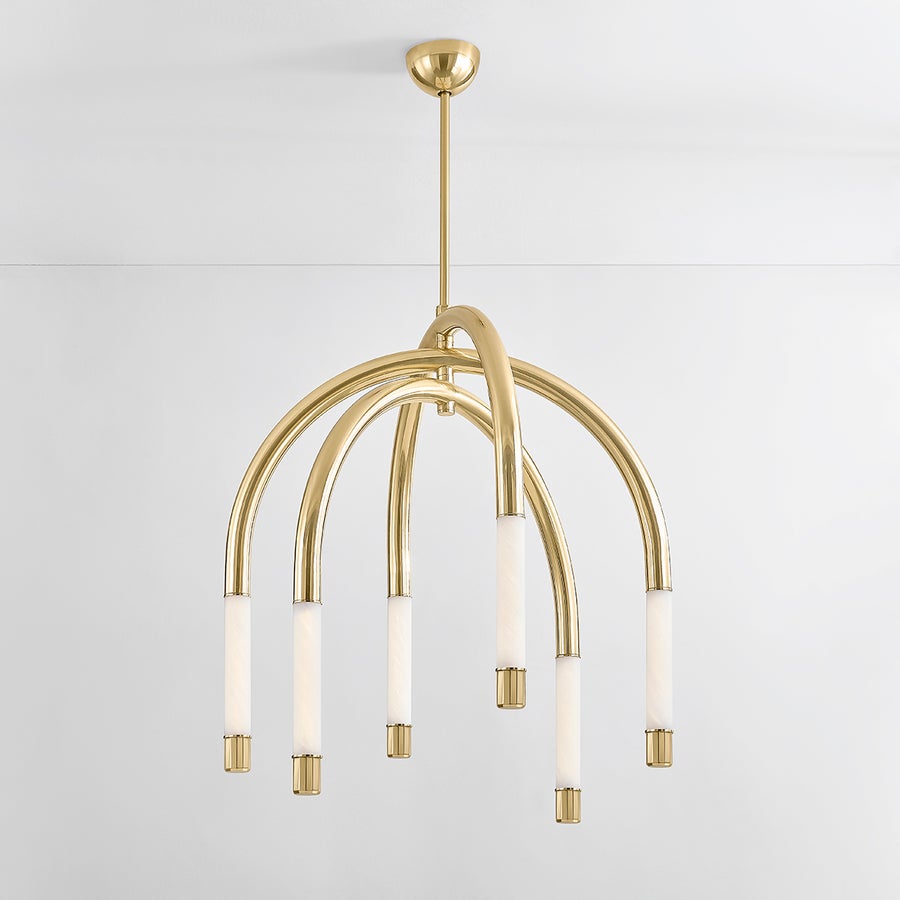 Corbett Lighting ZEME Chandelier — 471-34-VPB