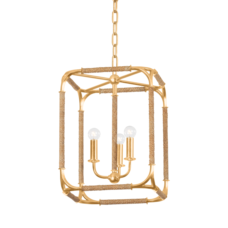 Hudson Valley Lighting LAURENCESTON Lantern — Gold Leaf