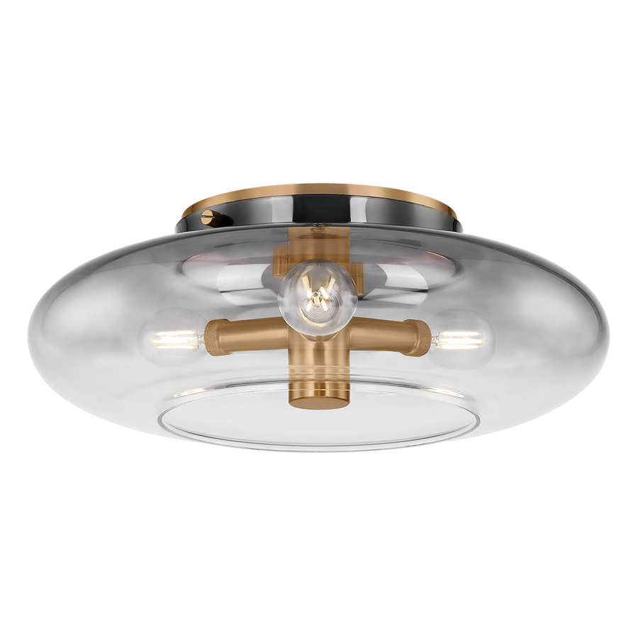 Troy Lighting GUNNER FLUSH MOUNT — C2915-PBR