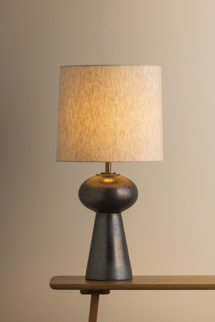 Troy Lighting McAlpine Table Lamp — PTL3028-PBR/CTZ