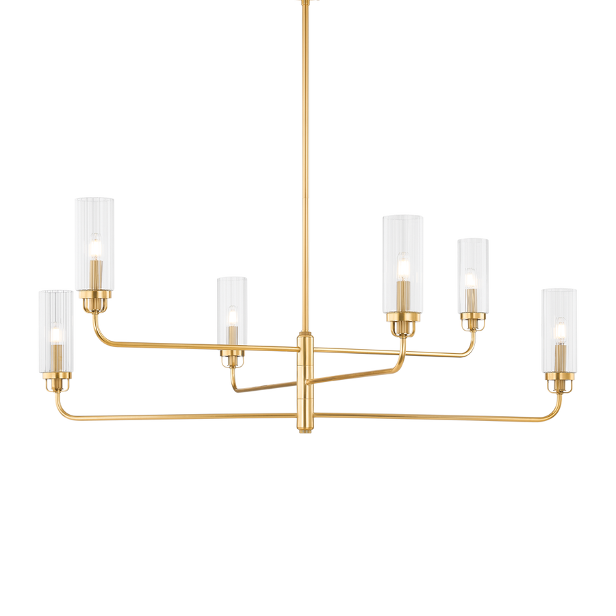 Hudson Valley Lighting HALIFAX Chandelier — Aged Brass