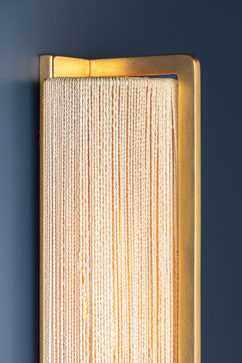 Hudson Valley Lighting QUEBEC Wall Sconce — Gold Leaf