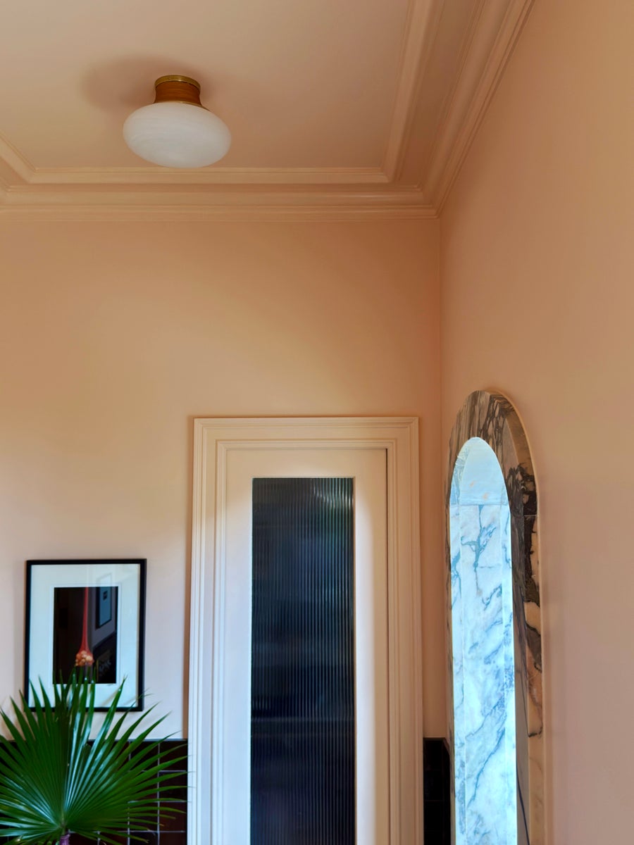 Hudson Valley Lighting PEARL RIVER Flush Mount — Aged Brass