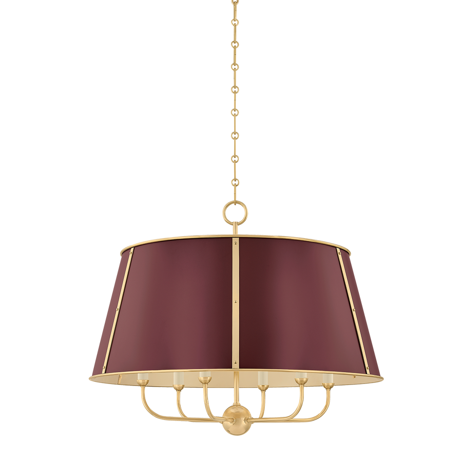 Hudson Valley Lighting Cambridge Chandelier — MDS121-AGB/CRN