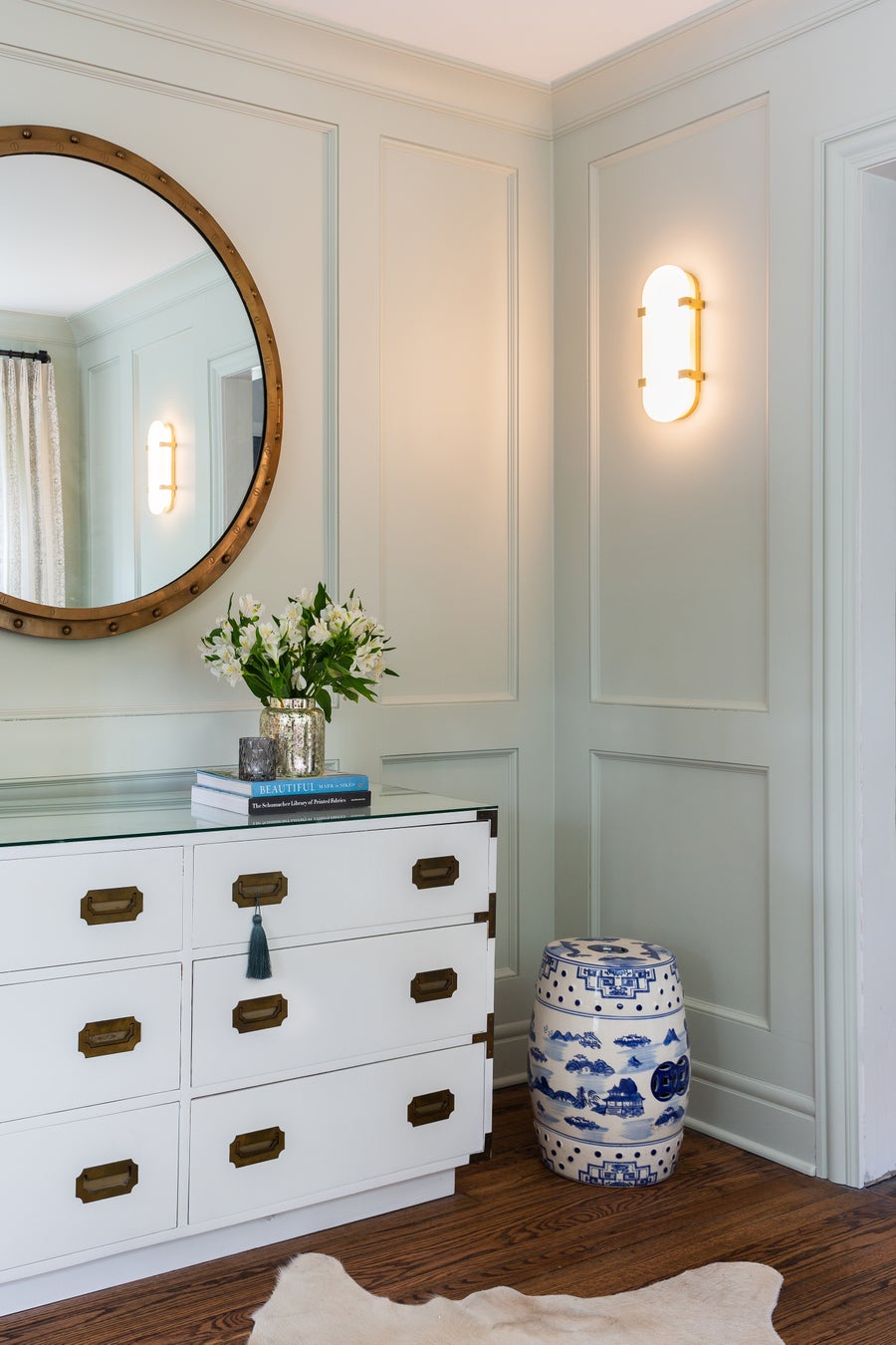 Hudson Valley Lighting Skylar Wall Sconce — Aged Brass