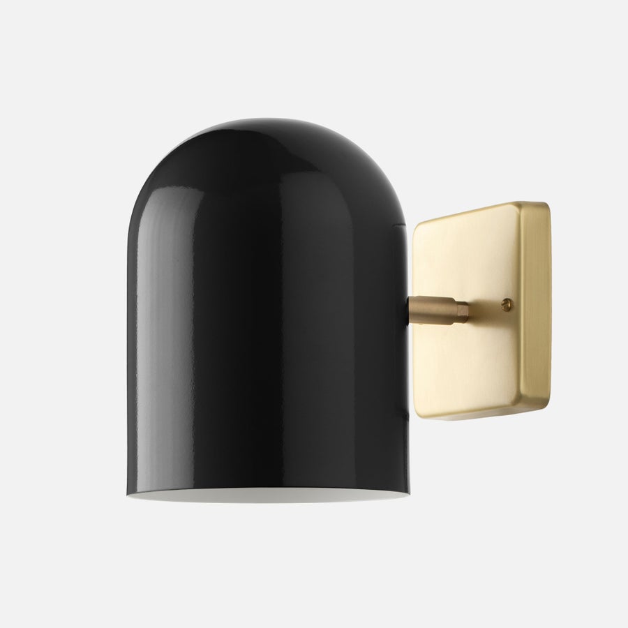 Schoolhouse Allegheny Wall Sconce — SH148337-BK-GS/NB