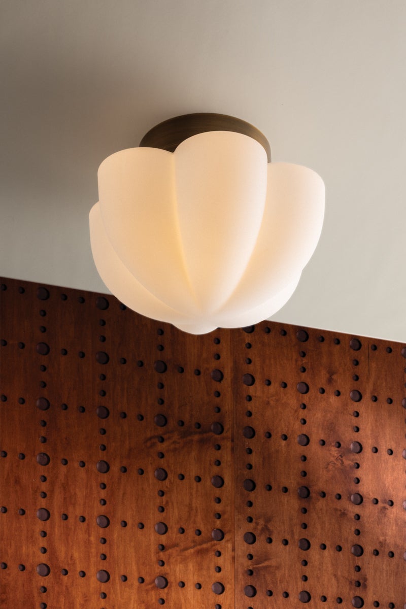 Hudson Valley Lighting SEABROOK Flush Mount — Historic Bronze