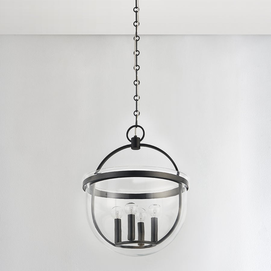 Hudson Valley Lighting Malloy Lantern — Aged Iron