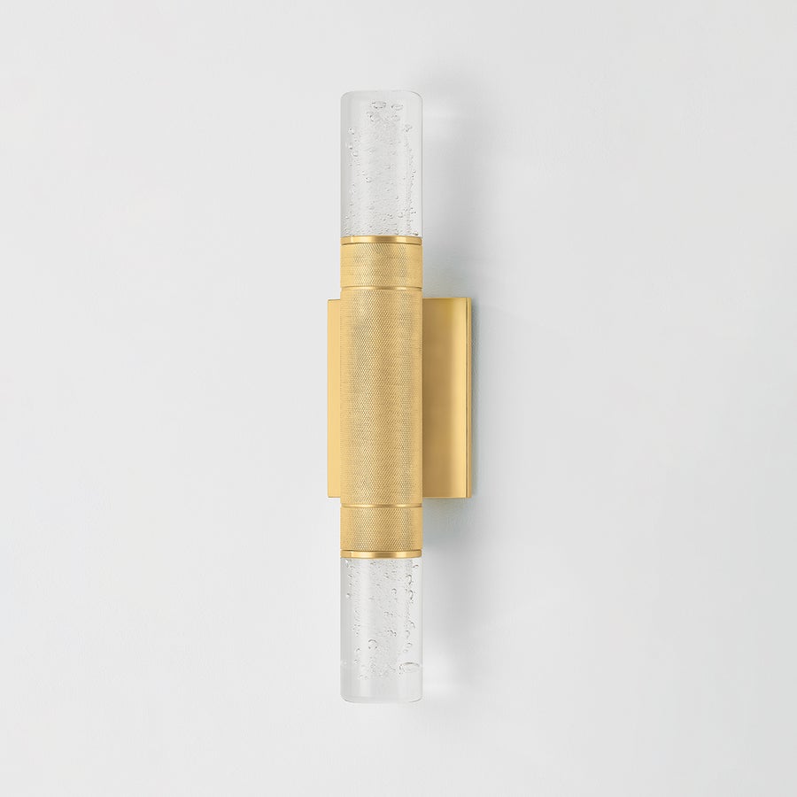 Hudson Valley Lighting GLEN COVE Wall Sconce — Aged Brass