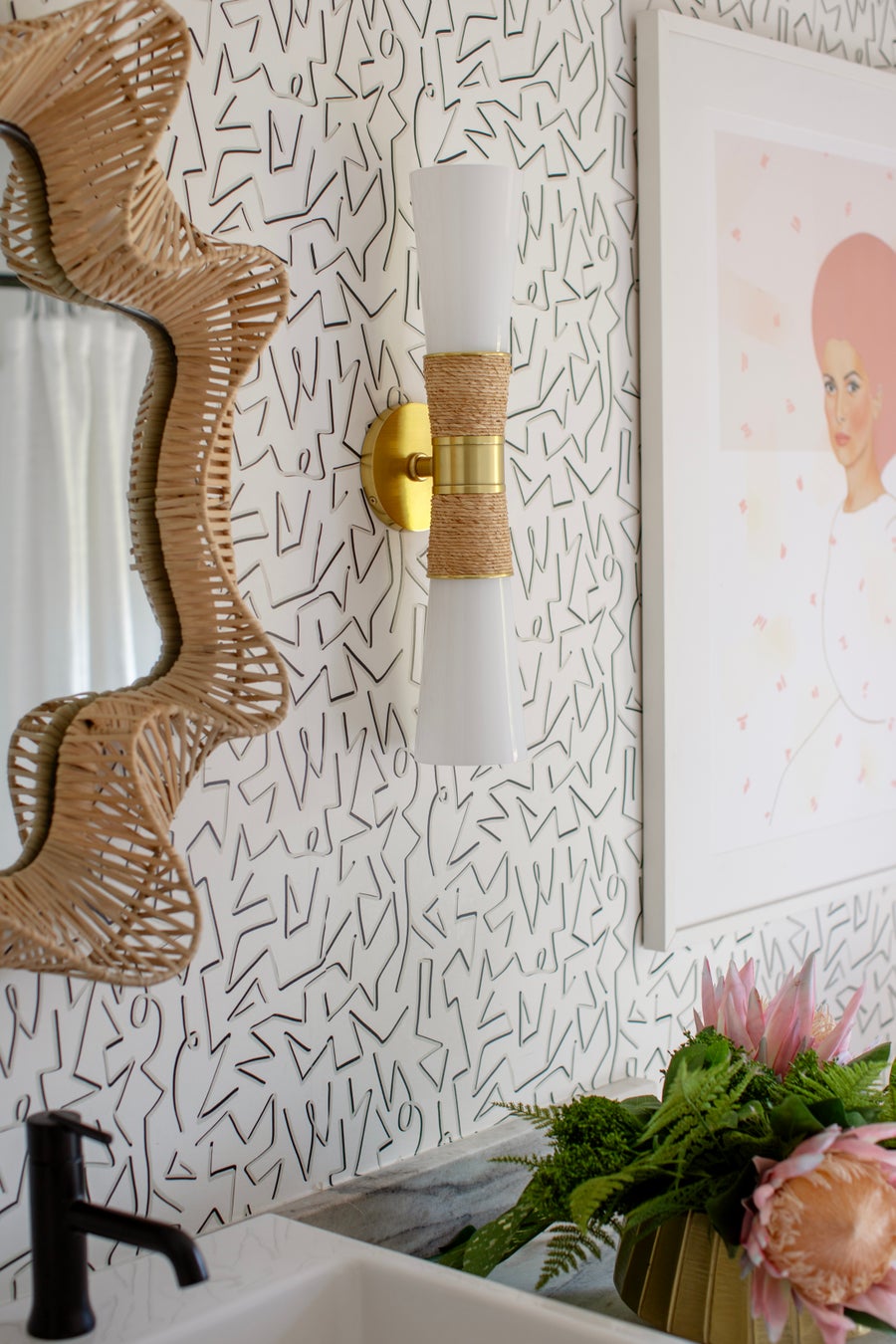 Mitzi Mica Wall Sconce — H709102-AGB