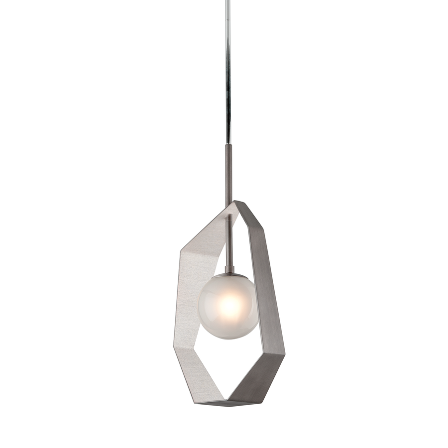 Troy Lighting Origami Pendant — F5533-GRA/SL/SS