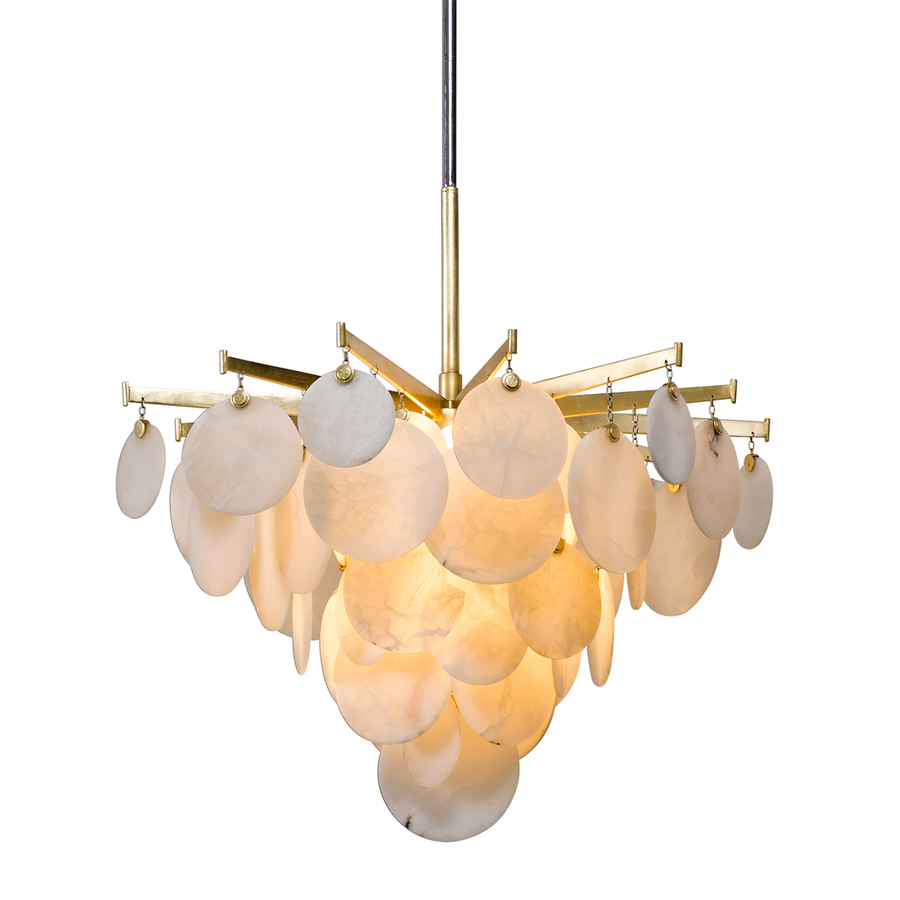 Corbett Lighting Serenity Chandelier — 228-42-GL/SS