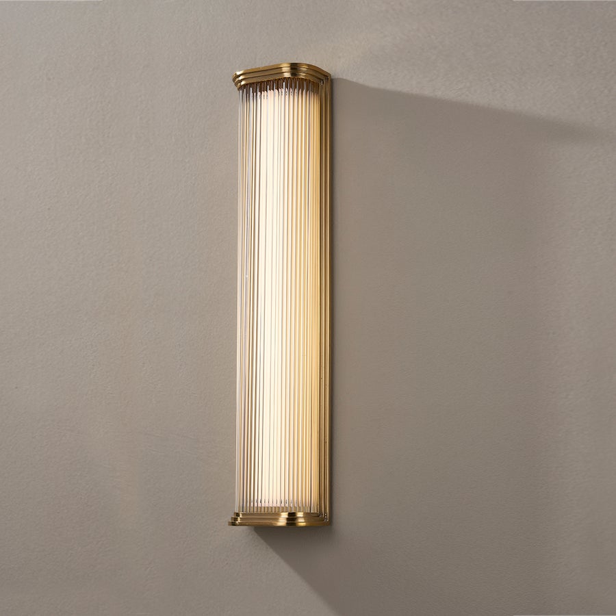 Hudson Valley Lighting Newburgh Bath and Vanity — Aged Brass