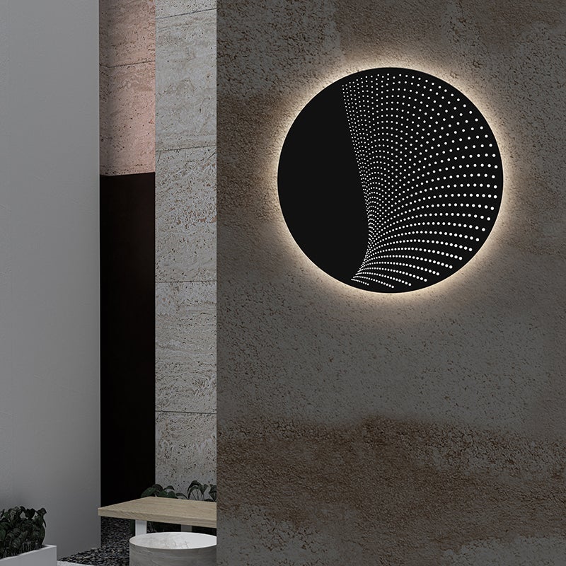 Dotwave™ Sconces & Wall in TEXTURE BLACK, image 2