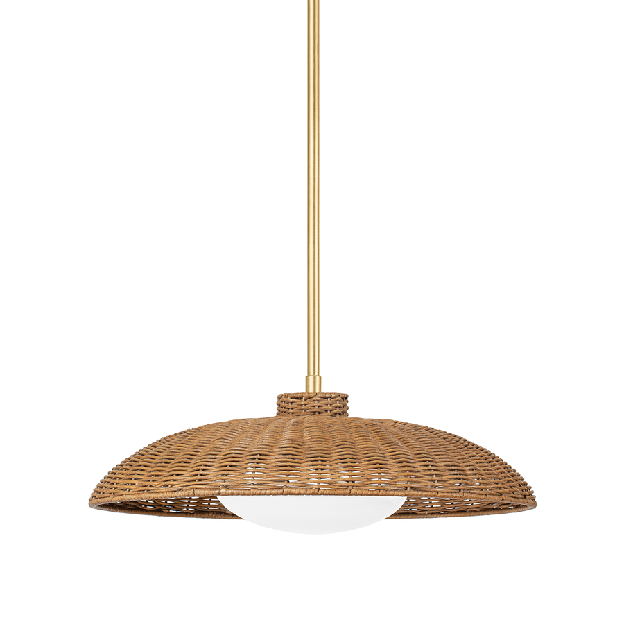 Hudson Valley Lighting Delano Pendant — Vintage Gold Leaf