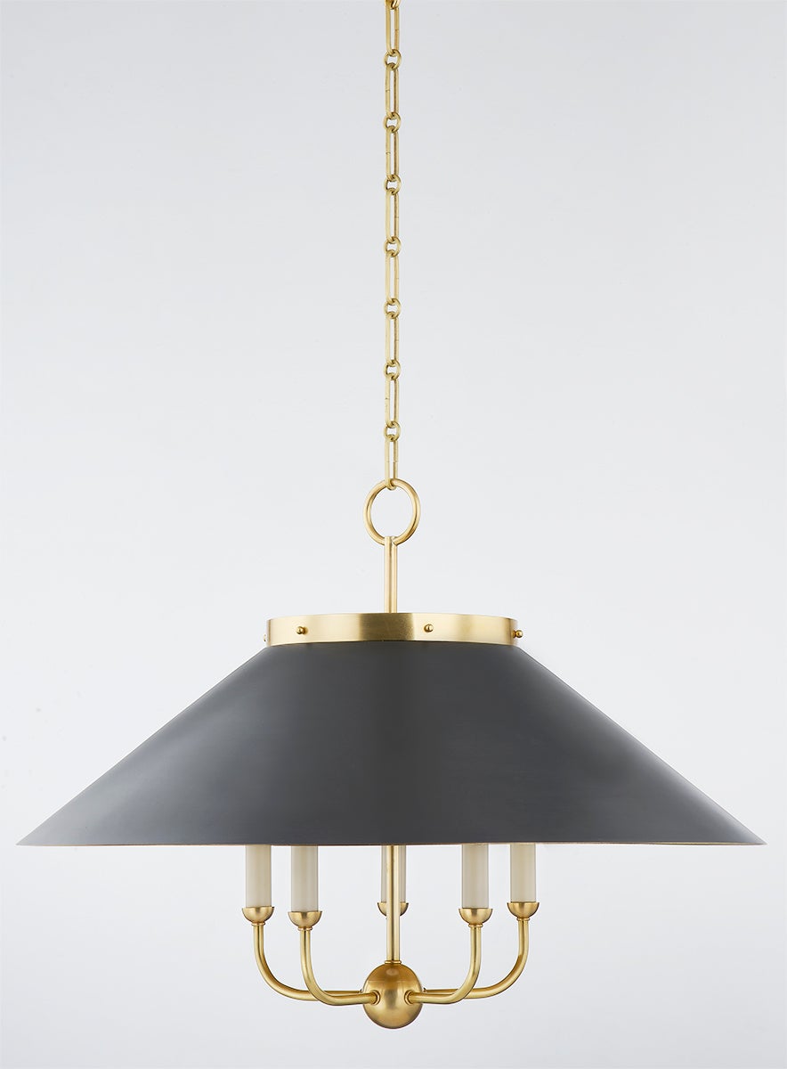 Hudson Valley Lighting CLIVEDON Chandelier — MDS1403-AGB/DB