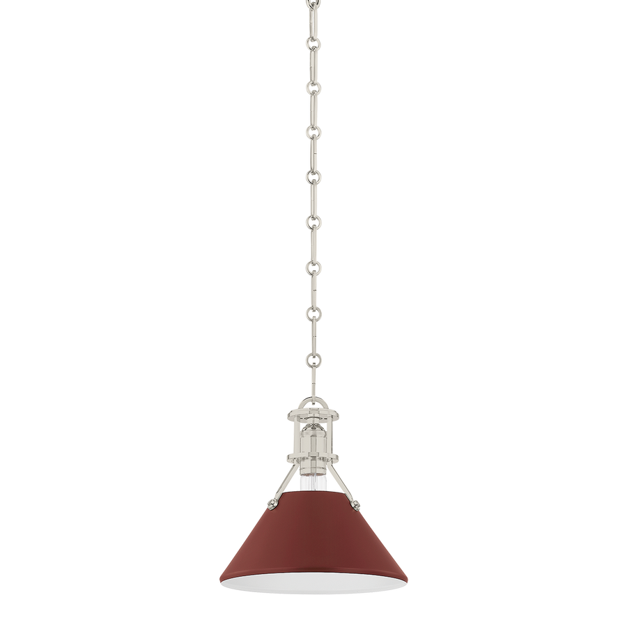 Hudson Valley Lighting Painted No.2 Pendant — MDS351-PN/CRN