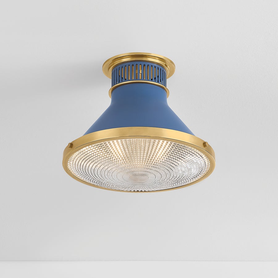 Hudson Valley Lighting Highclere Flush Mount — MDS2402-AGB/FBL