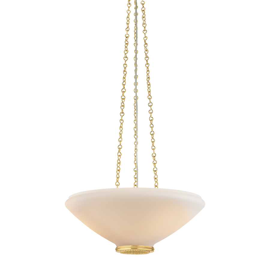 Hudson Valley Lighting AWOSTING Pendant — Aged Brass