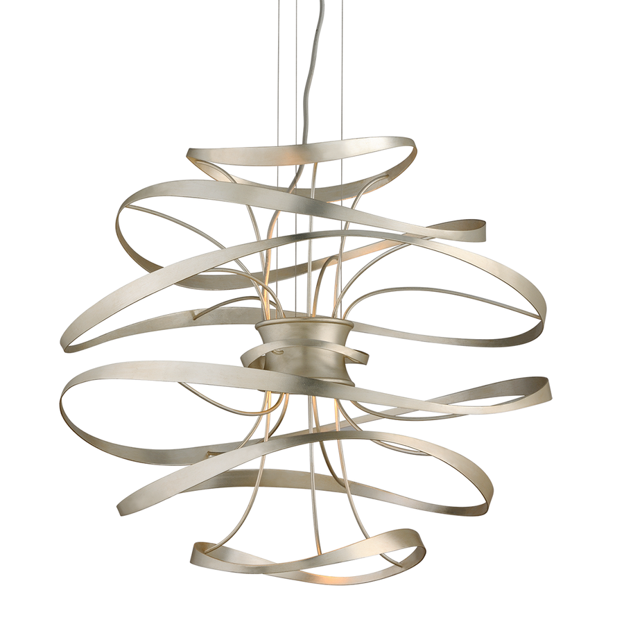 Corbett Lighting Calligraphy Chandelier — 213-42-SL/SS