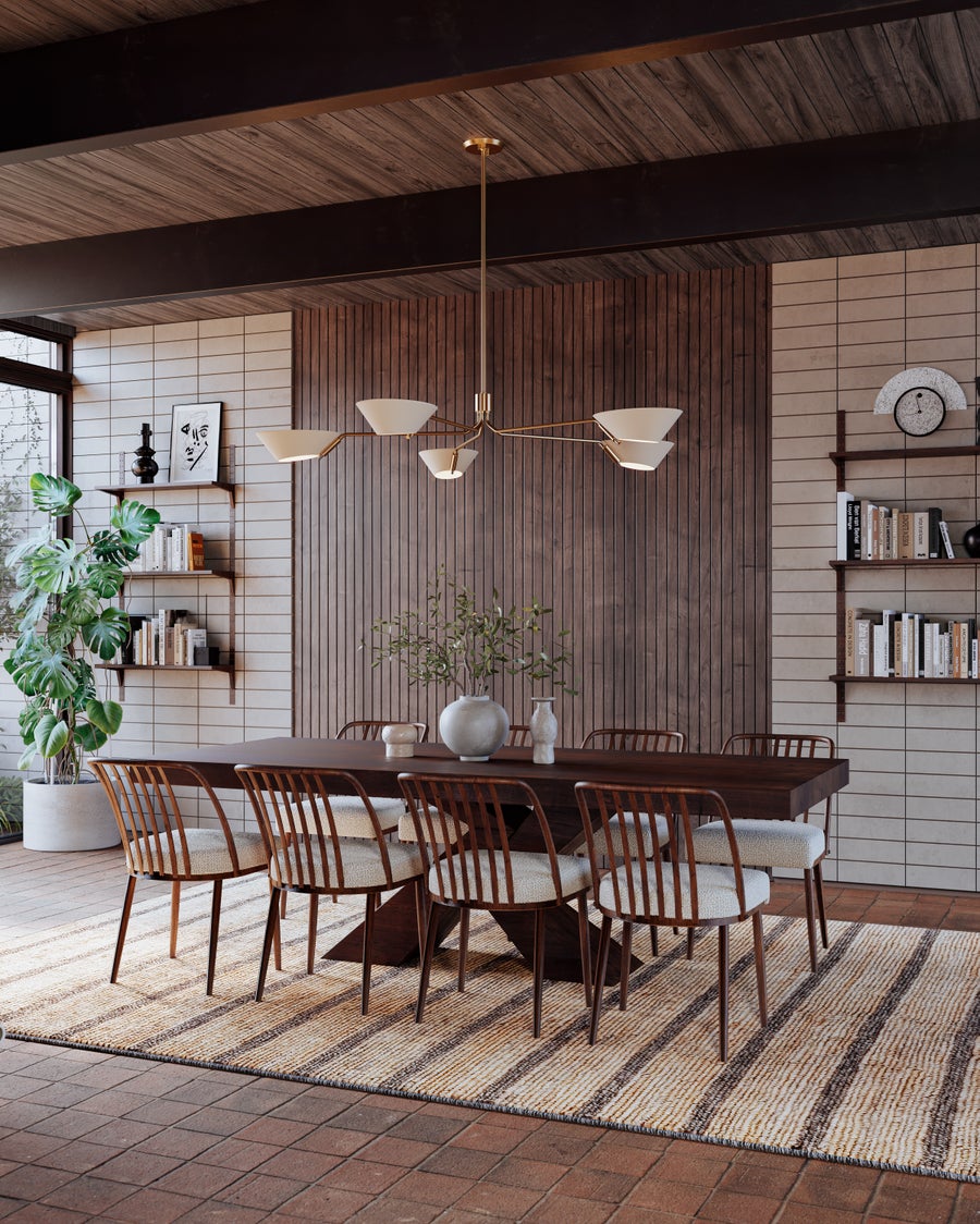 Troy Lighting Sacramento Chandelier — F8163-PBR/SSD