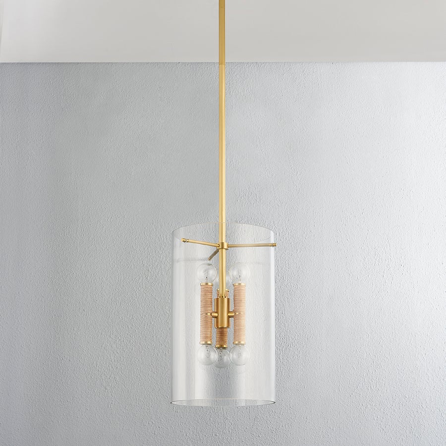Hudson Valley Lighting Barlow Lantern — Aged Brass