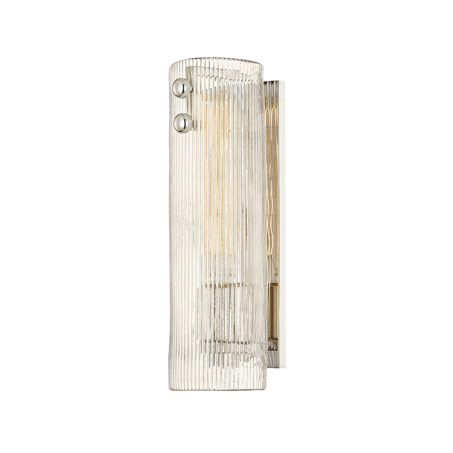 Hudson Valley Lighting Prospect Park Wall Sconce — Polished Nickel