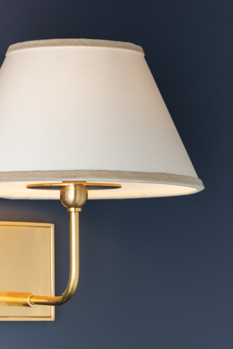 Hudson Valley Lighting DURLAND Wall Sconce — Aged Brass
